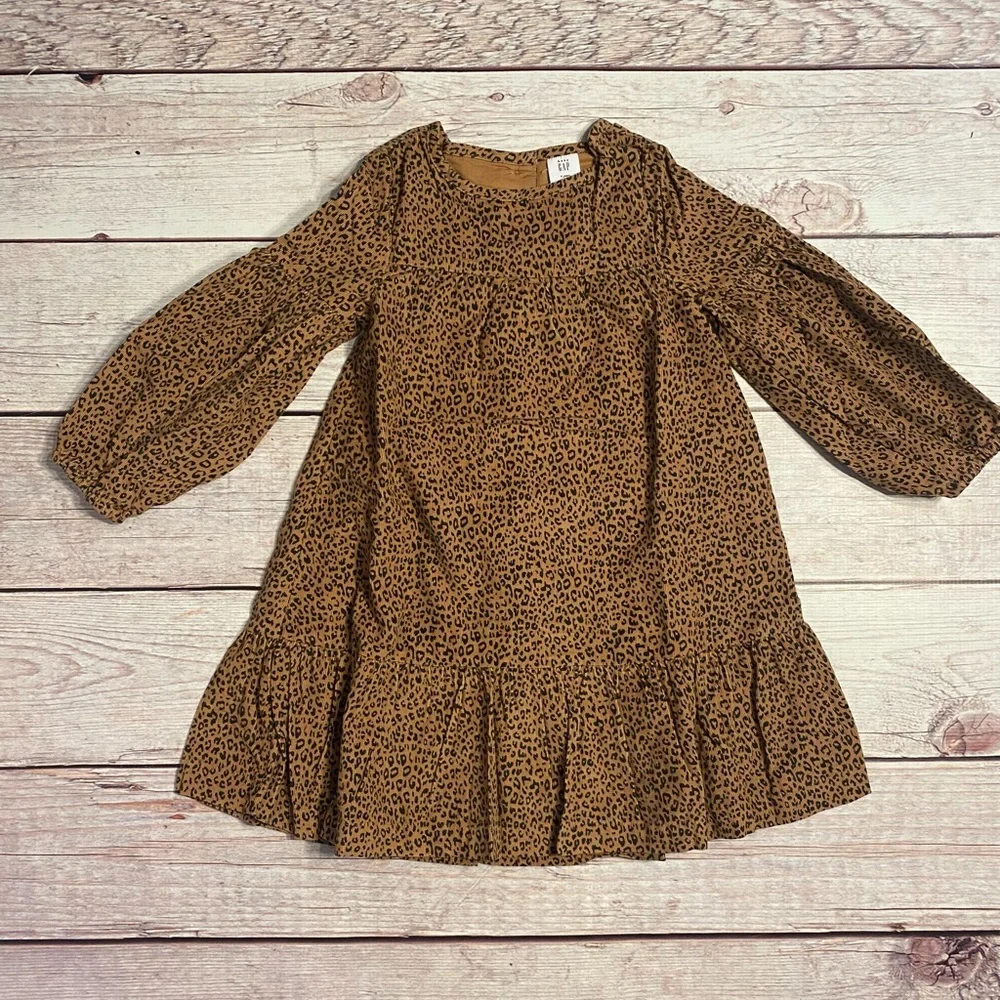 📌🆕 GAP • Leopard • Corduroy • Dress
